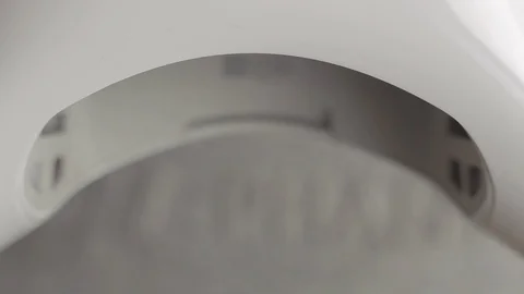 Top down Installing battery in quadrocopter. Preparing a drone before flight Vídeos de archivo 128630776