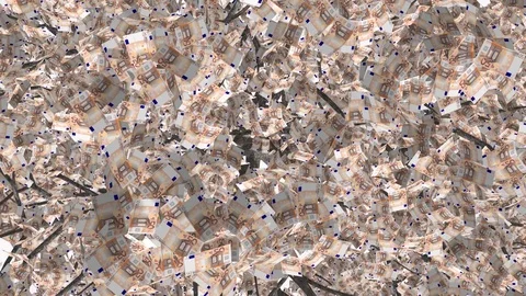 Top Down Money Growing Tree animation Stock Footage 72701676