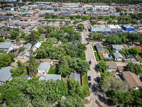 Top-down perspective captures Mayfair's residential grid Stock Photos