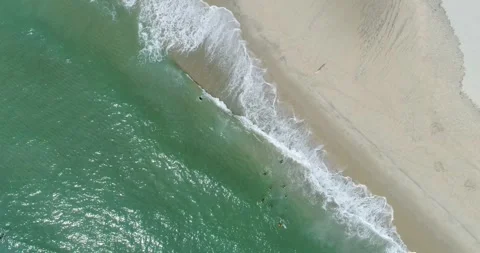 Top Down Perspective of a Tropical Beach] The Concept of Vacation Vídeo Stock 331987826