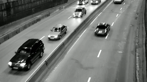 Top Down Road Car Stock Footage 83547029