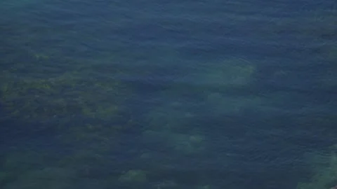 Top Down Shimmering Water Background, Static Plate Shot for Overlay Use Stock Footage 332109973