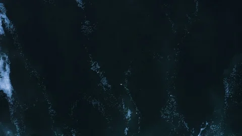 Top down slow-motion view of ocean, calm and peaceful Stock Footage 112704103