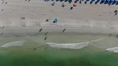 Top down view of clearwater florida Stock Footage 101183770