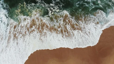 Top down view of coastline in northen spain Stock Footage 124223312