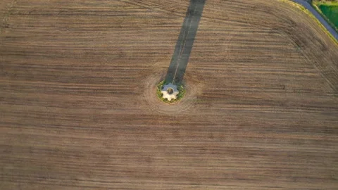 Top Down View of The Daymark from a drone, Kingswear, Devon, England Stock-Footage 161484429