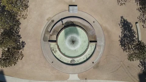 Top-Down View of Fountain 動画素材 205732693