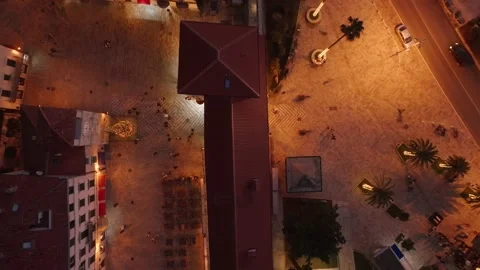 Top down view Kotor Stock Footage 228592251