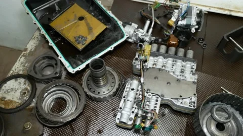 A top down view of a mechanics workbench... | Stock Video | Pond5