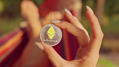 Top Down View of Milk Being Poured Into Espresso Cup Creating Swirling Pattern B Video stock 327021635