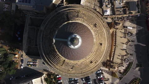 Top-down View Of Rotunda Of Mosta, Roman Catholic Parish Church In Mosta 库存影片 332910264