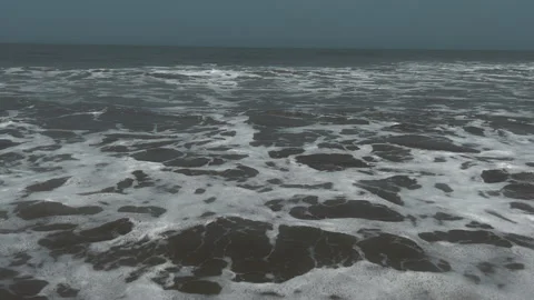 Top down view of sea waves Stock Footage 209122009