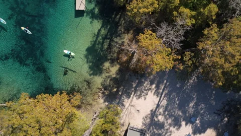 Top Down View of Spring Pool at Morrison Springs Vidéo 331318685