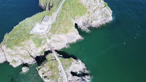 Top Down View Of St Catherine's Island 스톡 동영상 245756751