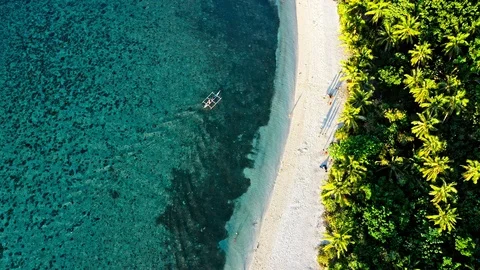 Top down view of tropical landscape Stock Footage 108746884
