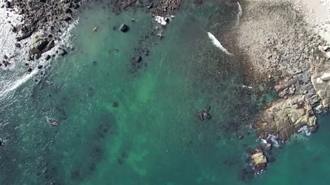 Top down view waterfront Marblehead, Massachusetts Stock Footage 238390211