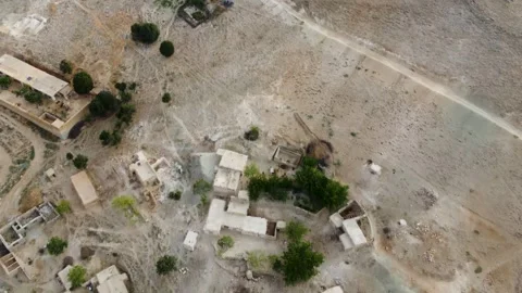 Top-Down Views of Mud Homes Video stock 274542635