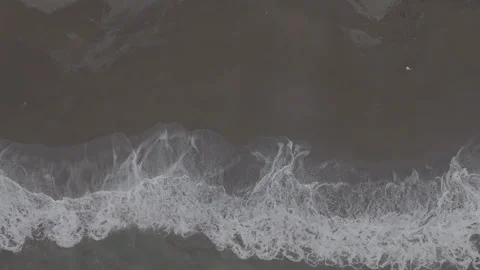 Top-down wave coming going bottom top Stockbeeldmateriaal 345225972