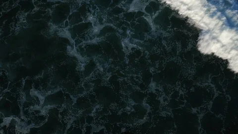 Top down wave shot Stock Footage 85919269