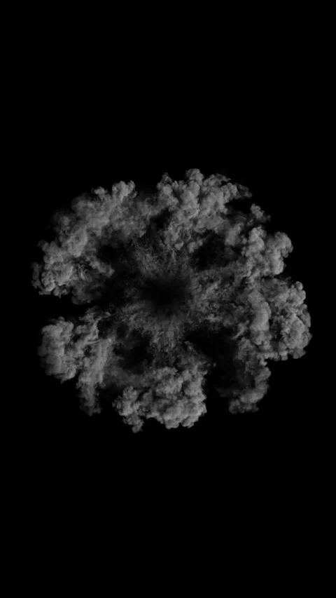 Top down white smoke explosion for social media 库存影片 333507085
