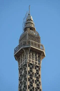 Top of the Eiffel Tower at Paris Las Vegas 스톡 사진