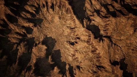 Top erial view of the red rock canyon 스톡 일러스트