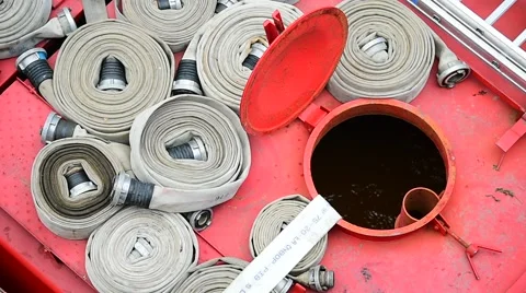 Top of a firefighter vehicle 스톡 동영상 63359231