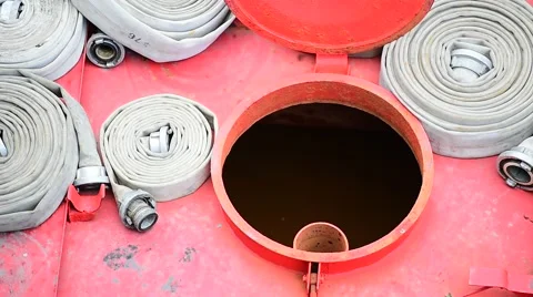 Top of a firefighter vehicle Stock-Footage 63359233