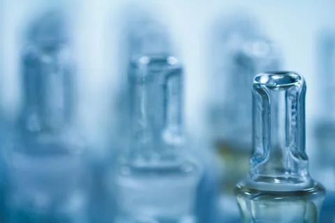 Top of flasks Stock Photos