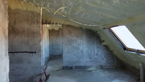 Top Floor of Unfinished Building Видео 314452663