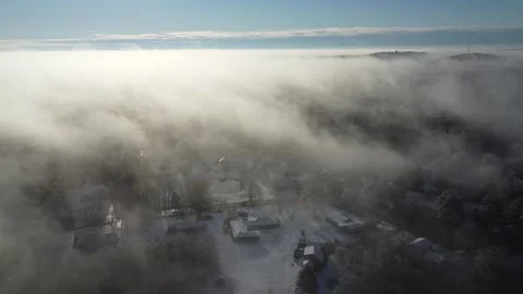 Top of Fog Video stock 278241747