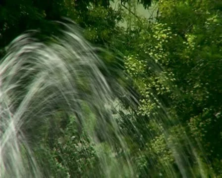 Top of the fountain Stock Footage 10715103