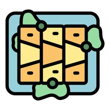 Top fresh icon vector flat Stock Illustration