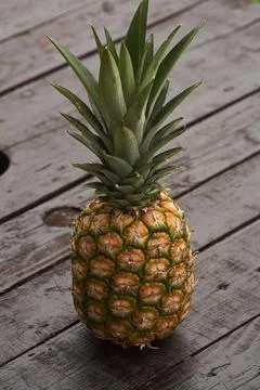Top of fresh pineapple Stock Photos