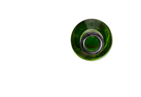 A top of green bottle Stock Photos