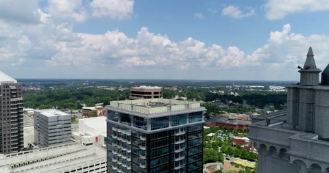 Top of Greensboro Stock Footage 148914036
