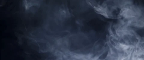 Top Grey Smoke On Black Background Slow Motion Footage Stock Footage 108274083
