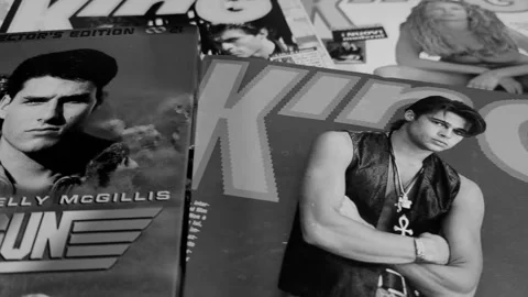 Top Gun directed by Tony Scott and Top Gun: Maverick Stock Footage 312878279