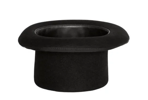 Top hat with clipping path Stock Photos