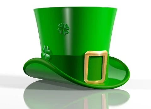 Top hat of a leprechaun Stock Illustration