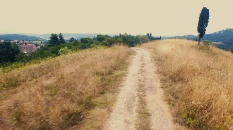 On the top of a hill with a drone Stock Footage 60258753