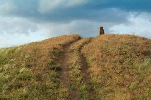 Top of the hill 写真素材