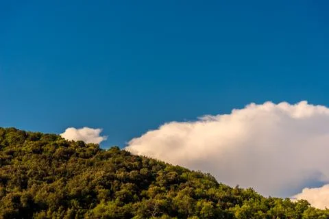 Top of a hill Stock Photos