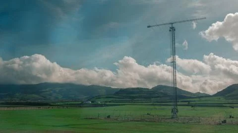 The top hill view of Lomba Da Fazenda Ponta Delgada Portugal 2017 Stock Photos