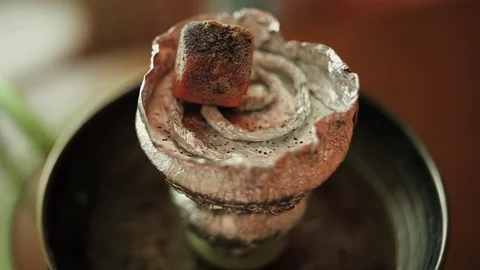 Top of hookah Stock Footage 71328650
