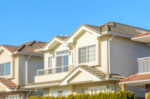 The top of the house with nice window. Stock Photos