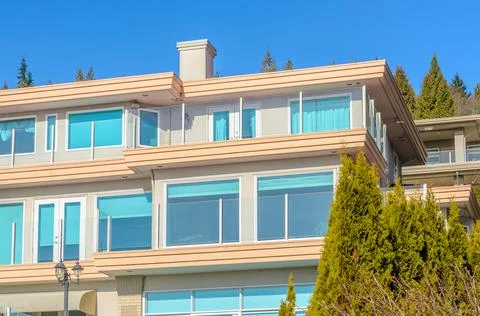 The top of the house with nice window. Stock Photos
