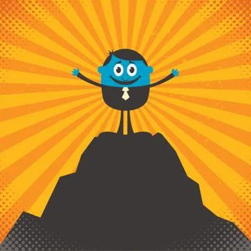 On Top Stock Illustration