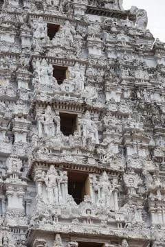 The top of an Indian temple Stock Photos