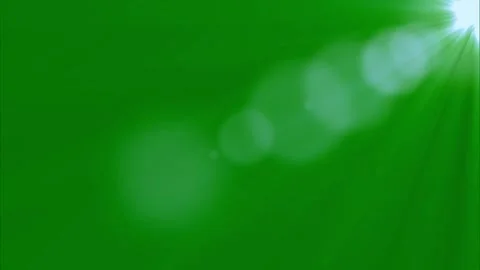 Top left side sun rays on green screen. 4K beautiful white spotlight effects Vídeos de archivo 334991847